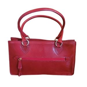 Valentina Vintage Leather Red Bag